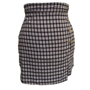 Hollister Ultra High Rise Plaid Mini Skirt XS